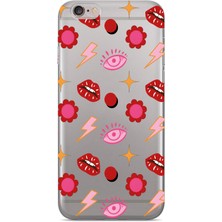 Manitoba Iphone 6/6s Uyumlu Baskılı Yumuşak Silikon Şeffaf Telefon Kılıfı