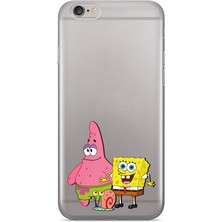 Manitoba Iphone 6 Plus / 6s Plus Uyumlu Baskılı Yumuşak Silikon Şeffaf Telefon Kılıfı