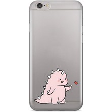 Manitoba Iphone 6 Plus / 6s Plus Uyumlu Baskılı Yumuşak Silikon Şeffaf Telefon Kılıfı