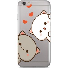 Manitoba Iphone 6 Plus / 6s Plus Uyumlu Baskılı Yumuşak Silikon Şeffaf Telefon Kılıfı