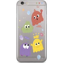 Manitoba Iphone 6/6s Uyumlu Baskılı Yumuşak Silikon Şeffaf Telefon Kılıfı