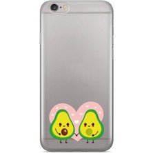 Manitoba Iphone 6/6s Uyumlu Baskılı Yumuşak Silikon Şeffaf Telefon Kılıfı