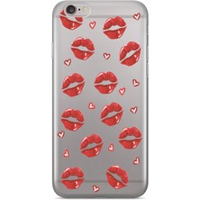 Manitoba Iphone 6/6s Uyumlu Baskılı Yumuşak Silikon Şeffaf Telefon Kılıfı