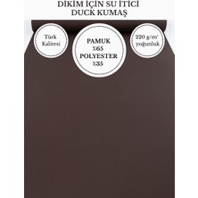 Fabricstown Su Itici Duck Kumaş | 220 G/m² | %65 Pamuk %35 Polyester | 180 cm En | Dikişlik Dayanıklı Kumaş