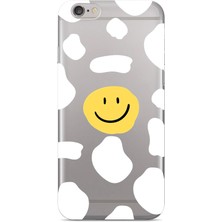 Manitoba Iphone 6/6s Uyumlu Baskılı Yumuşak Silikon Şeffaf Telefon Kılıfı