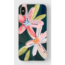 Manitoba Iphone Xs Max Uyumlu Baskılı Yumuşak Silikon Şeffaf Telefon Kılıfı