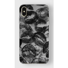 Manitoba Iphone X/xs Uyumlu Baskılı Yumuşak Silikon Şeffaf Telefon Kılıfı