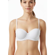 Ebru Silikonlu Destekli Straplez Sütyen