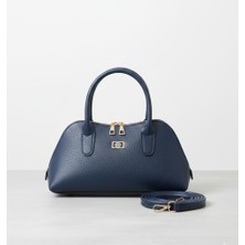 BSR Luisant Parlak Deri Görünümlü Retro El ve Omuz Çantası