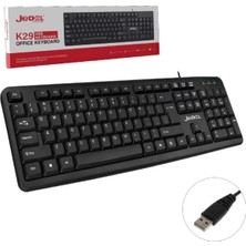 Jedel K-29 Kablolu Klavye Q Türkçe