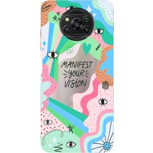 Manitoba Xiaomi Poco X3 / X3 Pro Uyumlu Baskılı Yumuşak Silikon Şeffaf Telefon Kılıfı