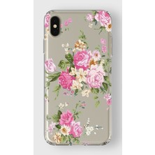 Manitoba Iphone X/xs Uyumlu Baskılı Yumuşak Silikon Şeffaf Telefon Kılıfı