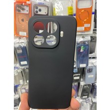 Elixem Xiaomi Mi 15T Pro Uyumlu Siyah Rubber Silikon Esnek Kamera Korumalı Kılıf