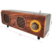 Cameron CM-1923BT Nostalji Radyo – Şarjlı, Bluetooth, Usb/sd, Taşınabilir