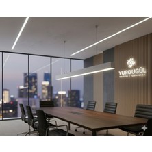 Yurdugül 100 cm Alüminyum Beyaz Kasa Lineer Aydınlatma 4000K