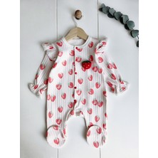 Baharda Nova %100 Pamuk Kız Bebek Uzun Kollu Mevsimlik Tulum