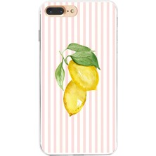 Manitoba Iphone 7 Plus / 8 Plus Uyumlu Baskılı Yumuşak Silikon Şeffaf Telefon Kılıfı