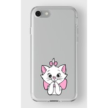 Manitoba Iphone 7/8/se Uyumlu Baskılı Yumuşak Silikon Şeffaf Telefon Kılıfı