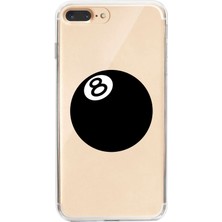 Manitoba Iphone 7 Plus / 8 Plus Uyumlu Baskılı Yumuşak Silikon Şeffaf Telefon Kılıfı