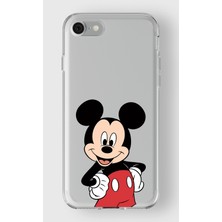 Manitoba Iphone 7/8/se Uyumlu Baskılı Yumuşak Silikon Şeffaf Telefon Kılıfı