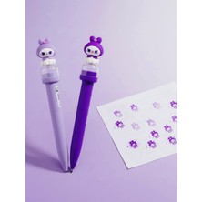 ÖZ OFİS Kuromi Mühürlü Baskı Tükenmez Kalem Tekli