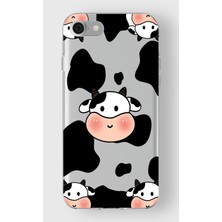 Manitoba Iphone 7/8/se Uyumlu Baskılı Yumuşak Silikon Şeffaf Telefon Kılıfı