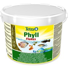 Tetra Phyll Flakes Vegetable Bitkisel Pul Yem 10 LT/2050 Gram