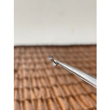 Aida Jewelss Yüksek Kalite G23 Titanium  Yıldız Titanyum 6x1.2mm Labret Piercing