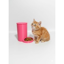 Kaan3D Hazneli Otomatik Mama Kabı-Kedi ve Küçük Köpek Mama Kabı-Kedi Ürünleri-Kuru Mama Kabı-Hazneli