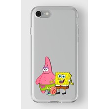 Manitoba Iphone 7/8/se Uyumlu Baskılı Yumuşak Silikon Şeffaf Telefon Kılıfı