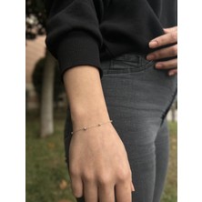 Goldium 3 Renk Toplu 14 Ayar Altın Dorika Bileklik