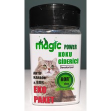 MagicPower Magic Power Doğal Koku Giderici - Aktif Karbon & Bor 125 gr