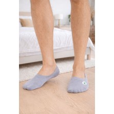 Özeren Çorap Özeren Erkek Bambu Babet Çorap Gri 6' lı Paket