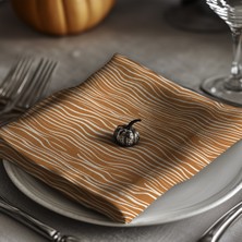 Ars Dt 6'lı Desenli  Kumaş Servis Sunum Peçetesi Şık Görünümlü Dekoratif