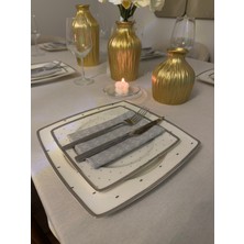 Ars Dt Amerikan Servis 6'lı Şık Dekoratif Desenli Sunum Peçetesi