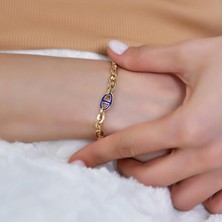 Goldium 14 Ayar Altın Mineli Bileklik