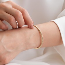 Goldium 14 Ayar Suyolu Altın Bileklik