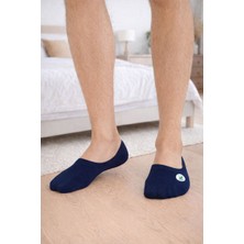 Özeren Lacivert Erkek 6'lı Bambu Babet Çorap