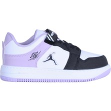 Moda Ayakkabı23 Moda Ayakkabı Tommıx 508 Siyah-Lila Kız Çocuk Cilt Spor Ayakkabı