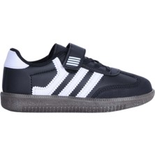 Moda Ayakkabı Sammix 047 Siyah-Beyaz Erkek Çocok Spor Ayakkabı
