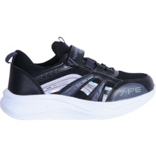 Moda Ayakkabı Tommıx 508 Siyah-Beyaz Erkek Çocuk Cilt Spor Ayakkabı