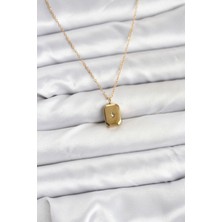 Style Of Carmen 316L Çelik Zincir Gold Renk Minimal Kutup Yıldızı Model Kadın Kolye