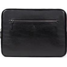 Necati Çanta Unisex Suni Deri Su Geçirmez 14 Inç Laptop ve Evrak Çantası