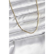 Style Of Carmen 14K Gold Renk Kaplama Ezme Zincir Model cm Kadın Kolye