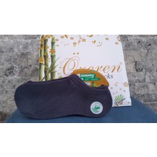 Özeren Antrasit  Erkek 6'lı Bambu Babet Çorap