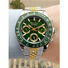 Ferrucci Erkek Kol Saati Çelik Kordonlu Fonksiyonlu