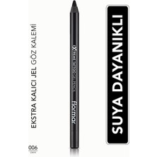 Flormar Suya Dayanıklı Jel Göz Kalemi (Siyah)-Extreme Tattoo Gel PENCIL-006 ONYX-8682536028882