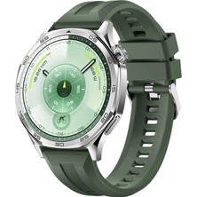 Novatis Huawei Watch Gt2 GT2E Gt3 Gt4 Gt 5 Gt6 Pro Se Elite 46MM Uyumlu 22MM Metal Tokalı Silikon Kordon