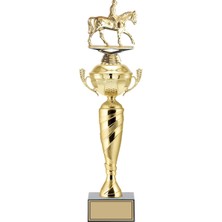 ODAK KUPA - Figürlü Kupalar - At / Binici Figürlü Kupalar FG-076 B - 49 cm