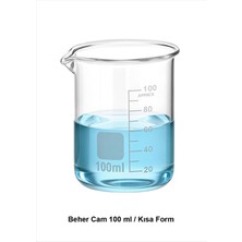 Beher Cam 100 ml / Kısa Form